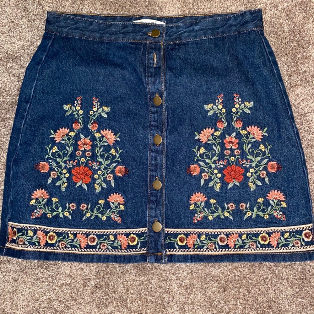 Francesca’s Jean Skirt